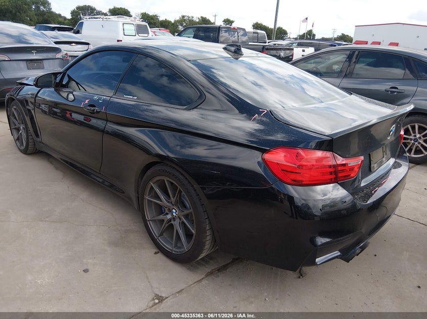 2016 BMW M4 VIN WBS3R9C53GK708586 IAAI salvage auction — LEFT FRONT, Salvage Title, sold $9,450 on 2026-09-01 (photo 3)