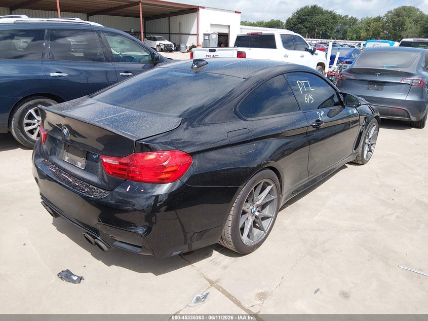 2016 BMW M4 VIN WBS3R9C53GK708586 IAAI salvage auction — LEFT FRONT, Salvage Title, sold $9,450 on 2026-09-01 (photo 4)