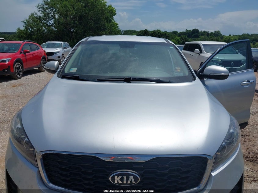 2019 Kia Sorento VIN 5XYPG4A34KG539230 IAAI salvage auction — HAIL, Salvage (Missouri), sold $2,700 on 2026-07-20 (photo 6)