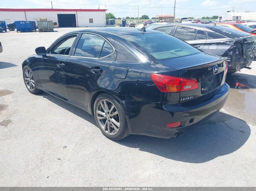 2007 Lexus Is 350 VIN JTHBE262475013358 IAAI salvage auction — NORMAL WEAR, Original (Texas), sold $475 on 2026-07-29 (photo 3)