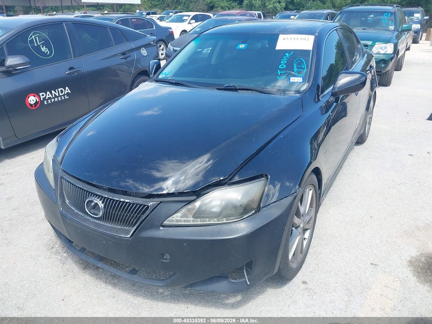 2007 Lexus Is 350 VIN JTHBE262475013358 IAAI salvage auction — NORMAL WEAR, Original (Texas), sold $475 on 2026-07-29 (photo 6)