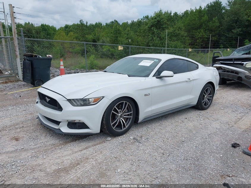 2017 Ford Mustang VIN 1FA6P8CF2H5234410 IAAI salvage auction — FRONT END, Salvage (Alabama), sold $7,300 on 2026-07-29 (photo 2)