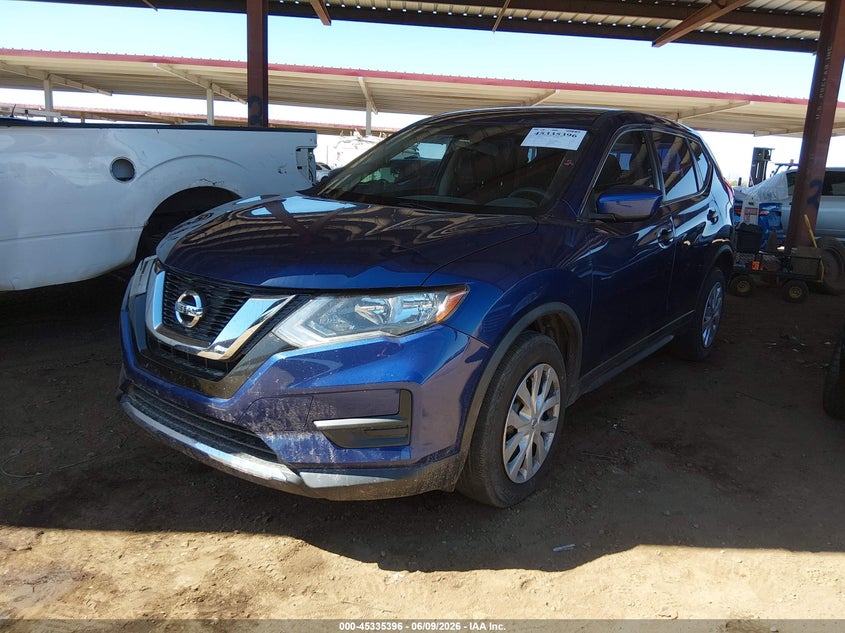 2017 Nissan Rogue VIN JN8AT2MV5HW004457 IAAI salvage auction — RIGHT FRONT, Salvage (Arizona), sold $2,150 on 2026-07-21 (photo 2)