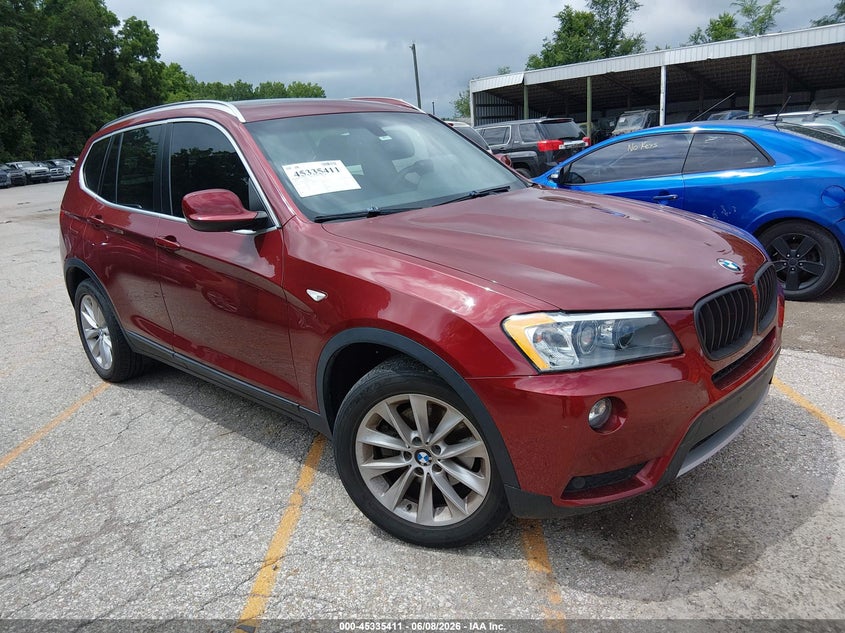 2013 BMW X3 VIN 5UXWX9C50D0A26915 IAAI salvage auction — NORMAL WEAR, Clear (Kansas), sold $1,850 on 2026-07-15 (photo 1)