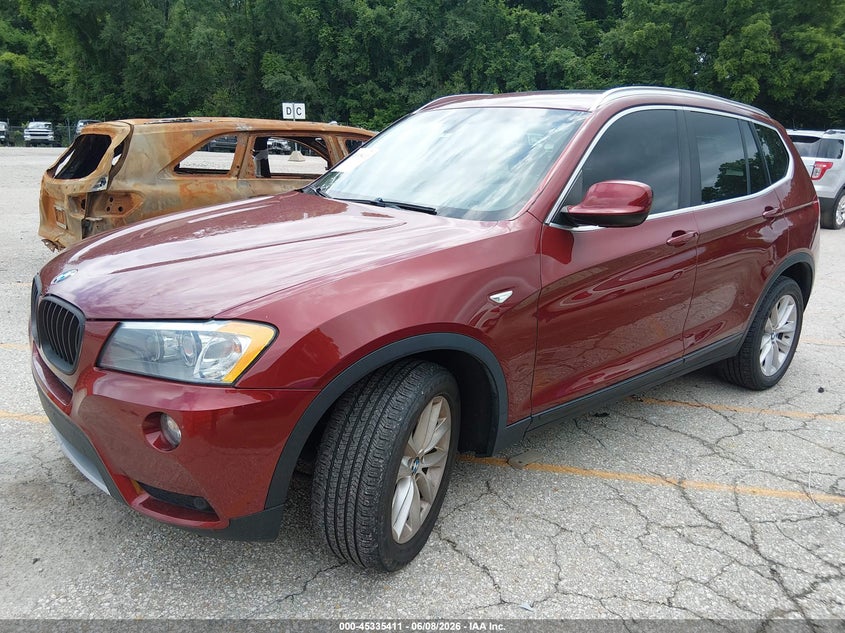 2013 BMW X3 VIN 5UXWX9C50D0A26915 IAAI salvage auction — NORMAL WEAR, Clear (Kansas), sold $1,850 on 2026-07-15 (photo 2)