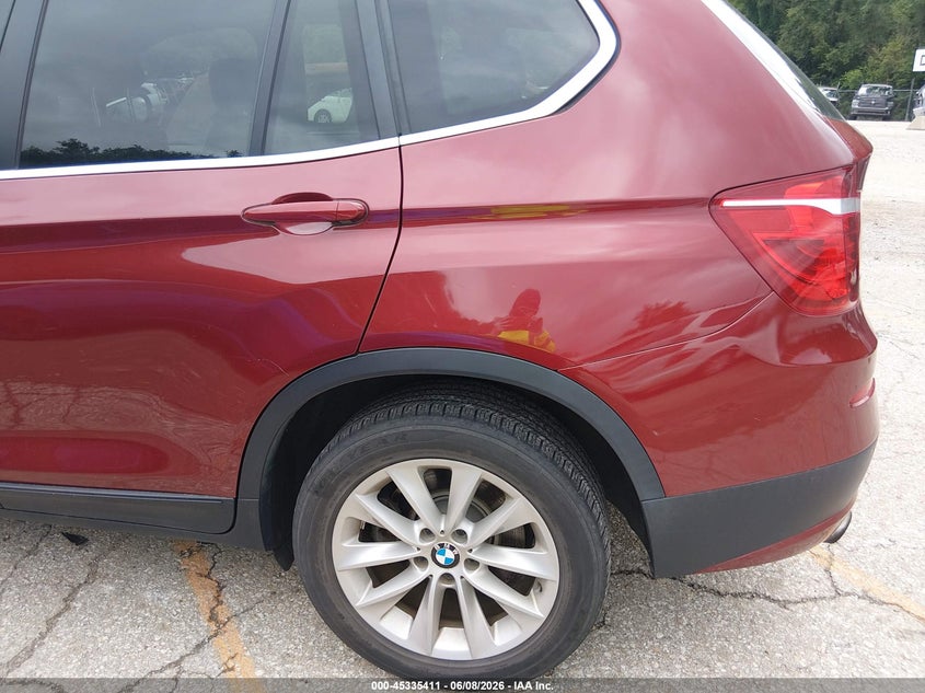 2013 BMW X3 VIN 5UXWX9C50D0A26915 IAAI salvage auction — NORMAL WEAR, Clear (Kansas), sold $1,850 on 2026-07-15 (photo 6)