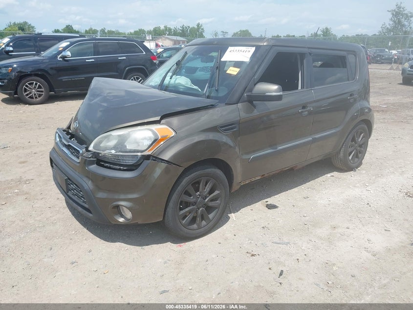 2012 Kia Soul VIN KNDJT2A67C7411093 IAAI salvage auction — FRONT END, Salvage (Tennessee), sold $350 on 2026-07-16 (photo 2)