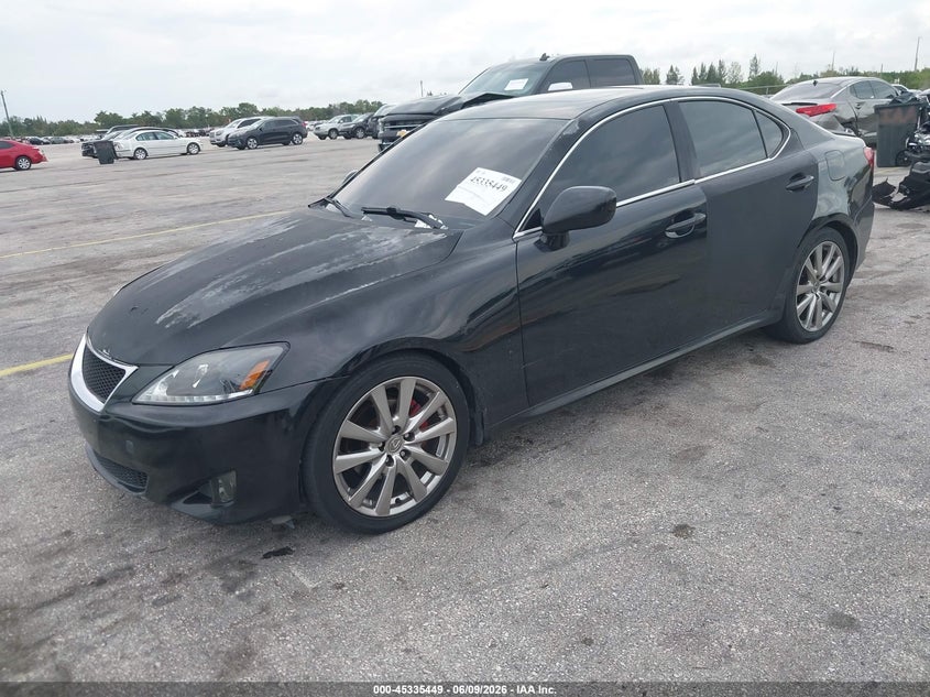 2007 Lexus Is 250 VIN JTHBK262475039919 IAAI salvage auction — LEFT & RIGHT, Rebuildable (Florida), sold $400 on 2026-07-09 (photo 2)