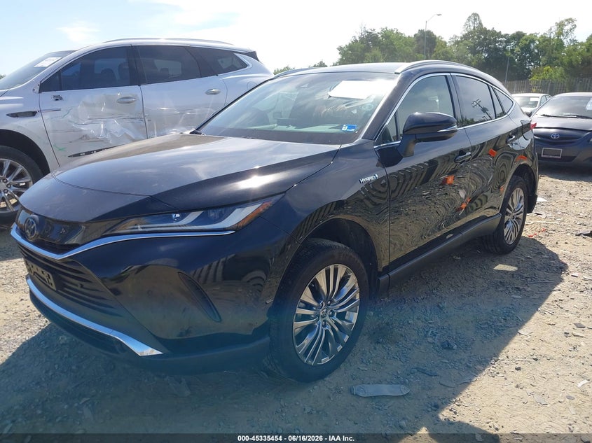2021 Toyota Venza VIN JTEAAAAH6MJ054328 IAAI salvage auction — REAR END, Salvage Title, sold $15,000 on 2026-07-20 (photo 2)