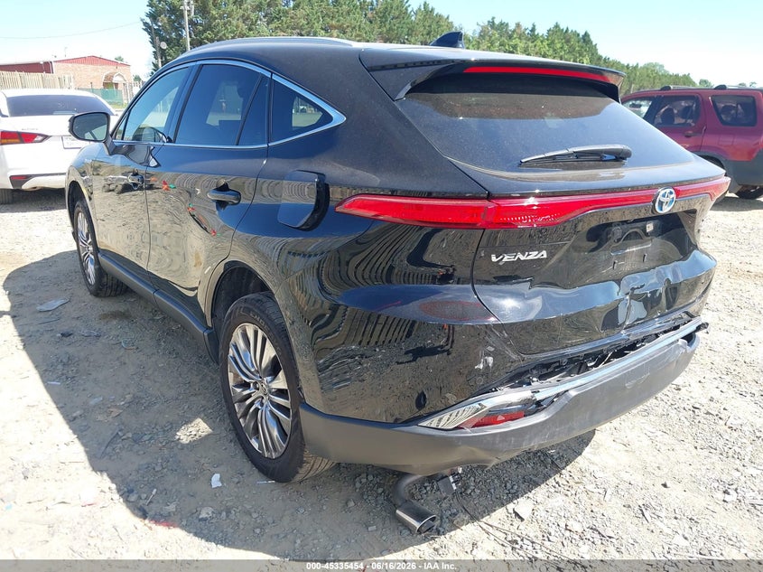2021 Toyota Venza VIN JTEAAAAH6MJ054328 IAAI salvage auction — REAR END, Salvage Title, sold $15,000 on 2026-07-20 (photo 3)