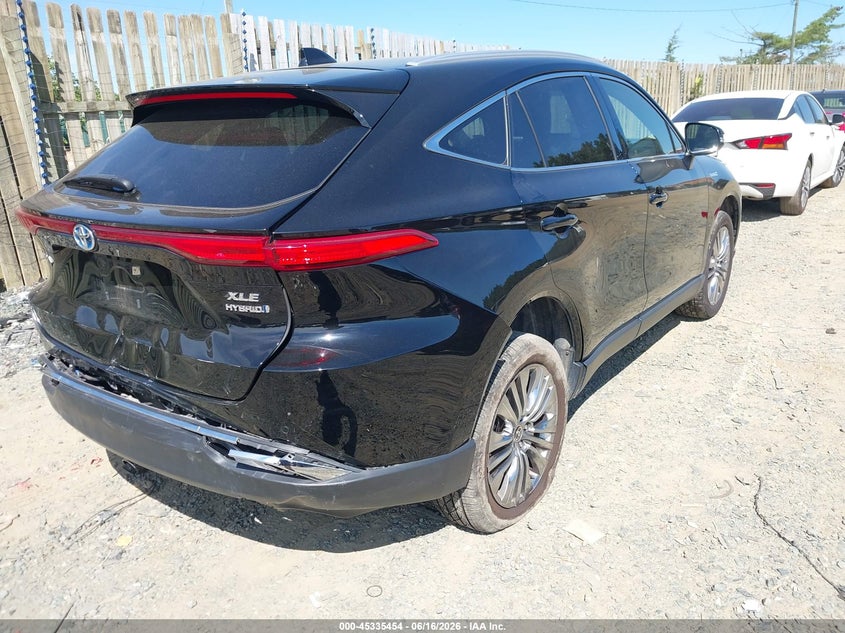 2021 Toyota Venza VIN JTEAAAAH6MJ054328 IAAI salvage auction — REAR END, Salvage Title, sold $15,000 on 2026-07-20 (photo 4)