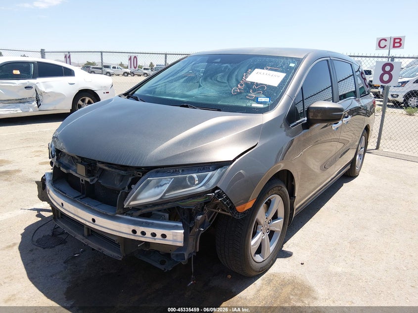2019 Honda Odyssey VIN 5FNRL6H52KB072744 IAAI salvage auction — FRONT END, Salvage Title, sold $6,300 on 2026-07-22 (photo 2)