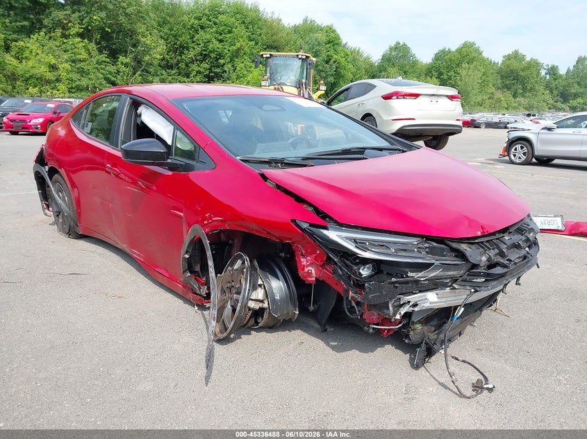 2024 Toyota Prius VIN JTDADABU3R3019605 IAAI salvage auction — FRONT END, Salvage (Connecticut), sold $4,500 on 2026-07-09 (photo 1)