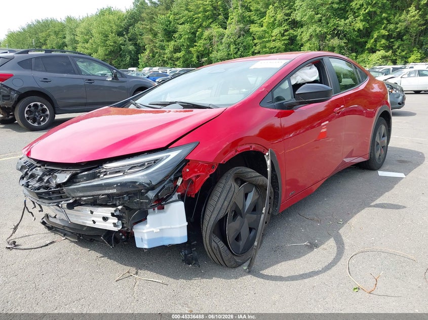 2024 Toyota Prius VIN JTDADABU3R3019605 IAAI salvage auction — FRONT END, Salvage (Connecticut), sold $4,500 on 2026-07-09 (photo 2)