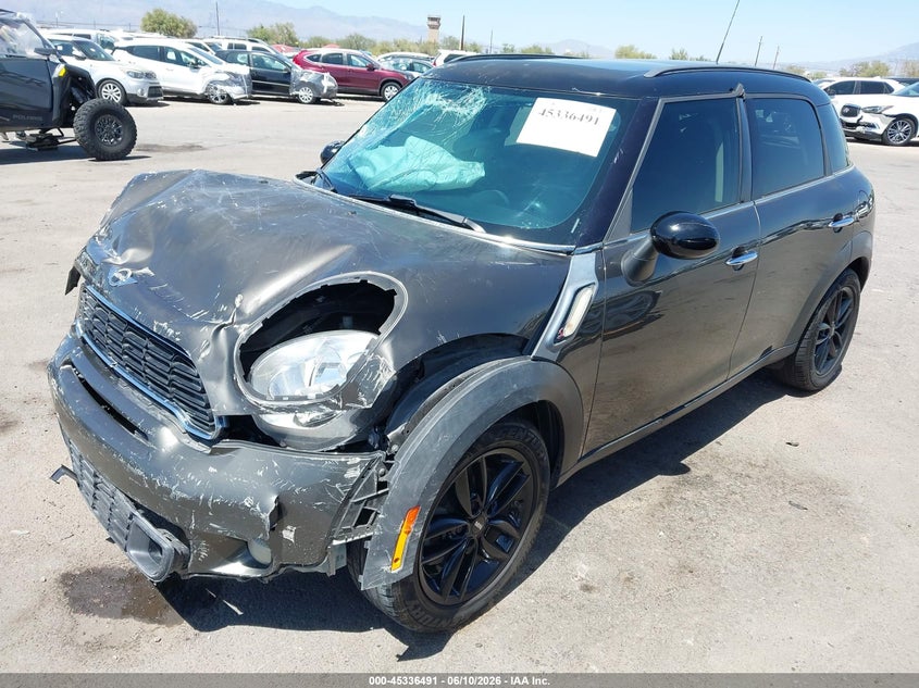 2012 Mini VIN WMWZC3C57CWL84140 IAAI salvage auction — FRONT END, Salvage Title, sold $25 on 2026-07-23 (photo 2)