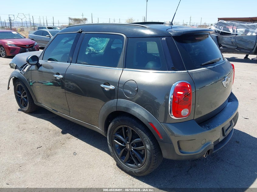 2012 Mini VIN WMWZC3C57CWL84140 IAAI salvage auction — FRONT END, Salvage Title, sold $25 on 2026-07-23 (photo 3)