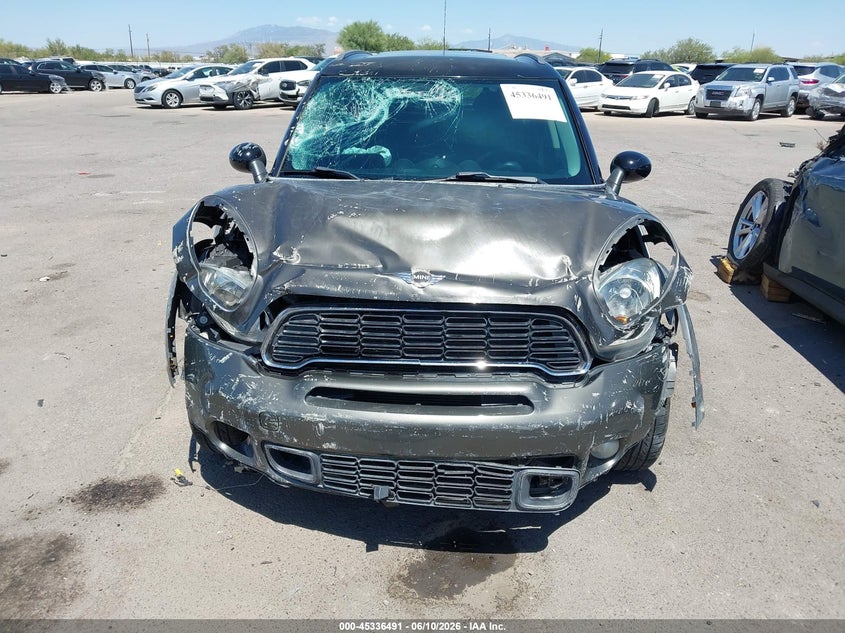 2012 Mini VIN WMWZC3C57CWL84140 IAAI salvage auction — FRONT END, Salvage Title, sold $25 on 2026-07-23 (photo 6)