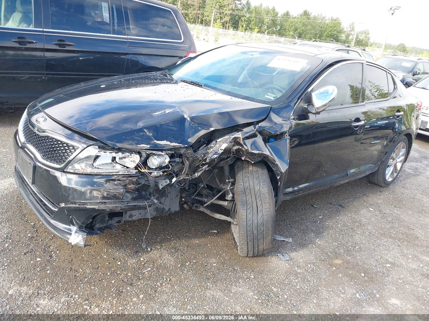 2014 Kia Optima VIN 5XXGR4A64EG342443 IAAI salvage auction — NORMAL WEAR, Salvage Title, sold $700 on 2026-07-15 (photo 2)