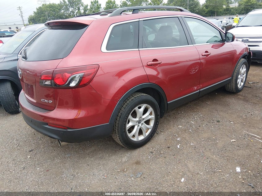 2013 Mazda Cx-9 VIN JM3TB2CA6D0409561 IAAI salvage auction — FRONT END, Salvage Title, sold $400 on 2026-07-09 (photo 4)