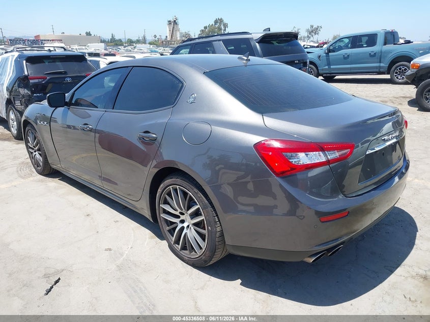 2016 Maserati Ghibli VIN ZAM57RSA0G1189146 IAAI salvage auction — FRONT END, Salvage (California), sold $3,800 on 2026-07-24 (photo 3)