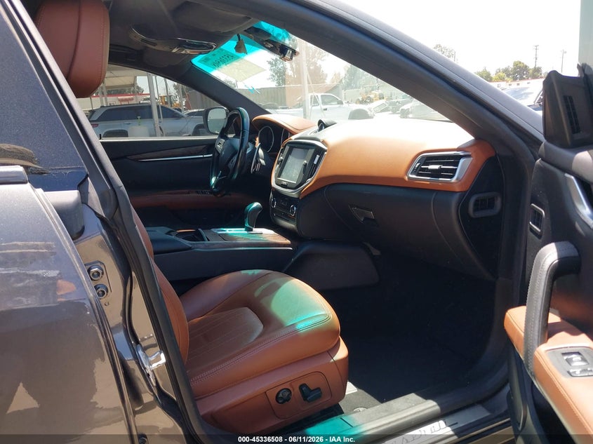 2016 Maserati Ghibli VIN ZAM57RSA0G1189146 IAAI salvage auction — FRONT END, Salvage (California), sold $3,800 on 2026-07-24 (photo 5)