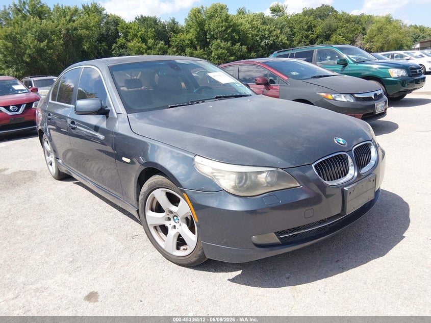 2008 BMW 5 series VIN WBANW135X8CZ81141 IAAI salvage auction — NORMAL WEAR, Original (Texas), sold $400 on 2026-07-29 (photo 1)