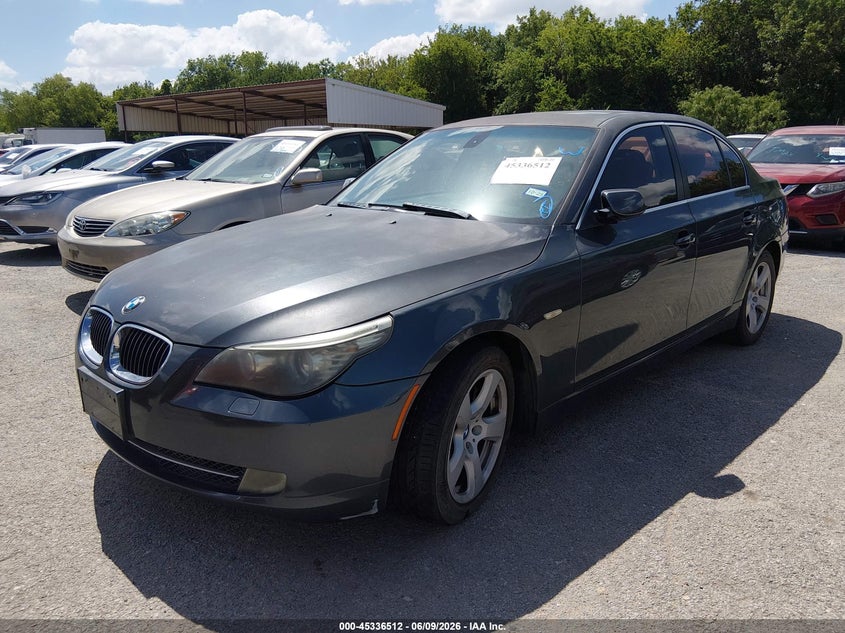 2008 BMW 5 series VIN WBANW135X8CZ81141 IAAI salvage auction — NORMAL WEAR, Original (Texas), sold $400 on 2026-07-29 (photo 2)