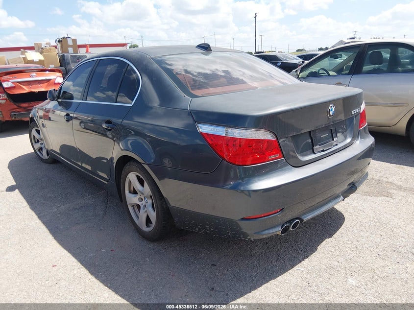 2008 BMW 5 series VIN WBANW135X8CZ81141 IAAI salvage auction — NORMAL WEAR, Original (Texas), sold $400 on 2026-07-29 (photo 3)