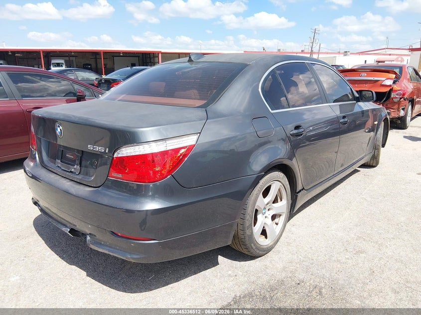 2008 BMW 5 series VIN WBANW135X8CZ81141 IAAI salvage auction — NORMAL WEAR, Original (Texas), sold $400 on 2026-07-29 (photo 4)