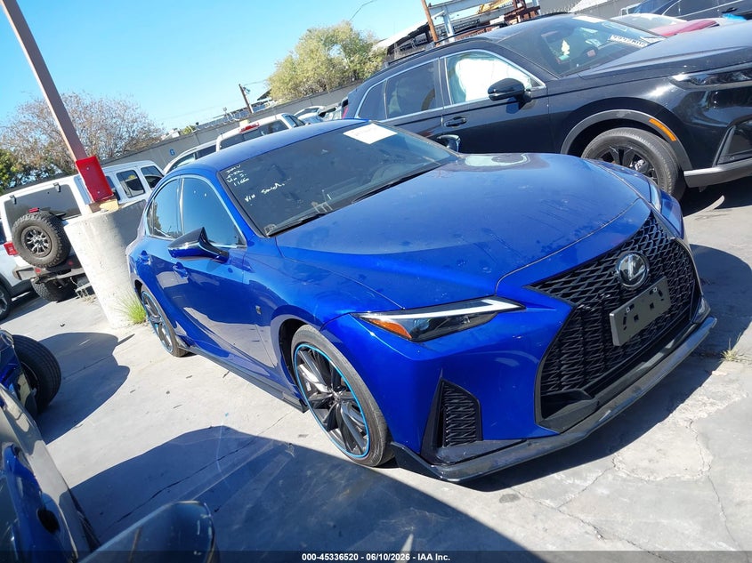 2024 Lexus IS 300 VIN JTHBA1D2XR5131166 — IAAI salvage auction photo