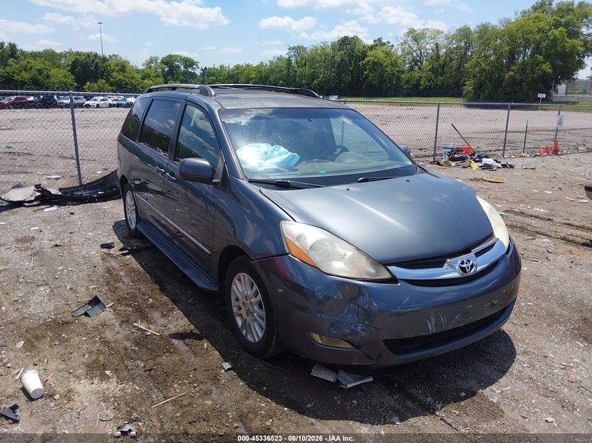 2007 Toyota Sienna VIN 5TDZK22CX7S053025 IAAI salvage auction — FRONT END, Salvage (Tennessee), sold $900 on 2026-07-16 (photo 1)