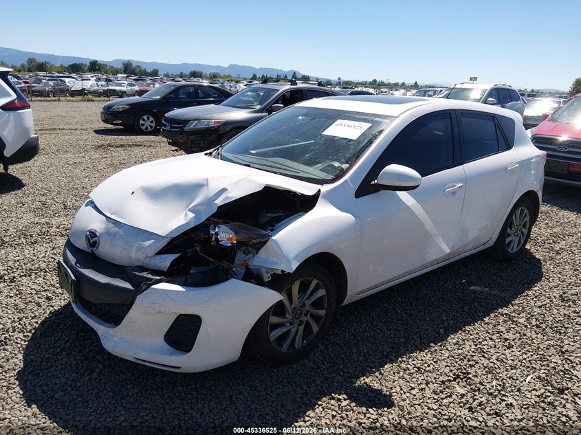 2013 Mazda 3 VIN JM1BL1MP6D1737555 IAAI salvage auction — FRONT END, Salvage (California), sold $425 on 2026-07-27 (photo 2)