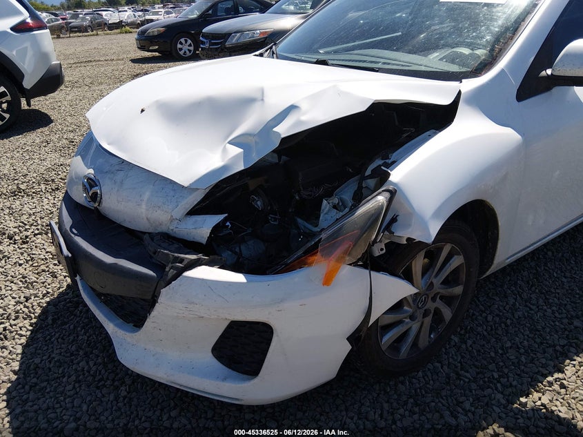 2013 Mazda 3 VIN JM1BL1MP6D1737555 IAAI salvage auction — FRONT END, Salvage (California), sold $425 on 2026-07-27 (photo 6)