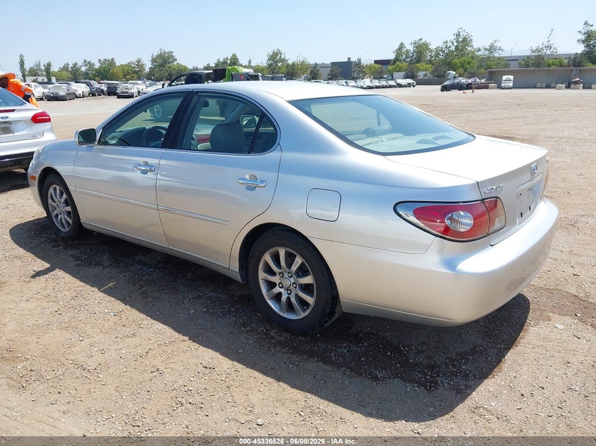 2003 Lexus ES VIN JTHBF30G030116128 IAAI salvage auction — NORMAL WEAR, Clear - Dealer Only (California), sold $275 on 2026-07-13 (photo 3)