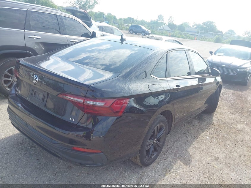 2024 Volkswagen Jetta VIN 3VW7M7BU6RM022443 IAAI salvage auction — LEFT FRONT, Salvage Title, sold $25 on 2026-07-31 (photo 4)