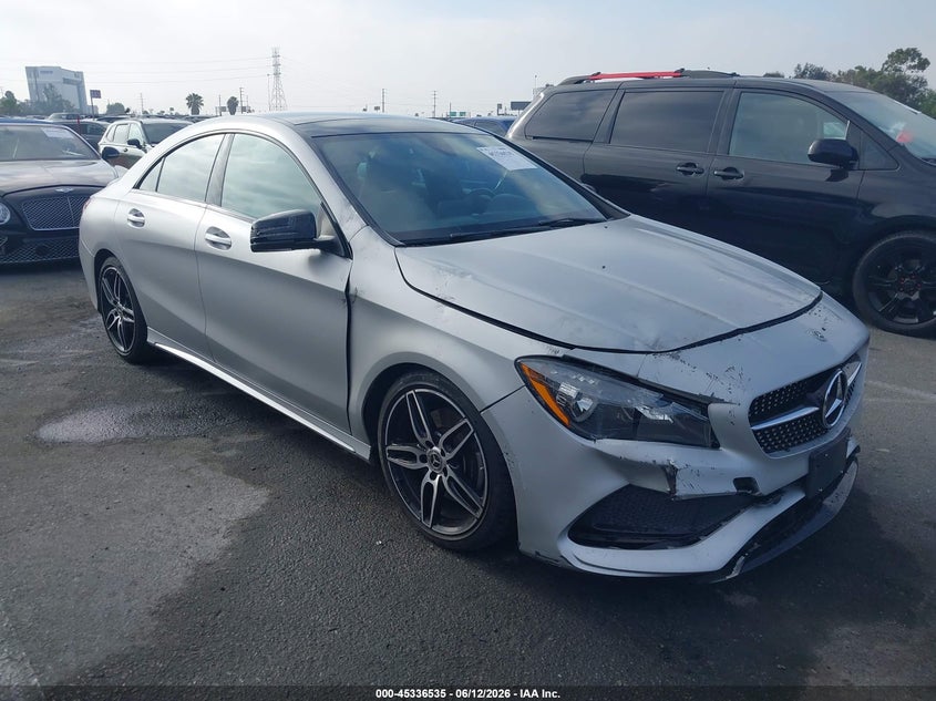 2018 Mercedes-benz Cla-klasse VIN WDDSJ4GB6JN640941 IAAI salvage auction — FRONT END, Salvage Title, sold $25 on 2026-07-30 (photo 1)