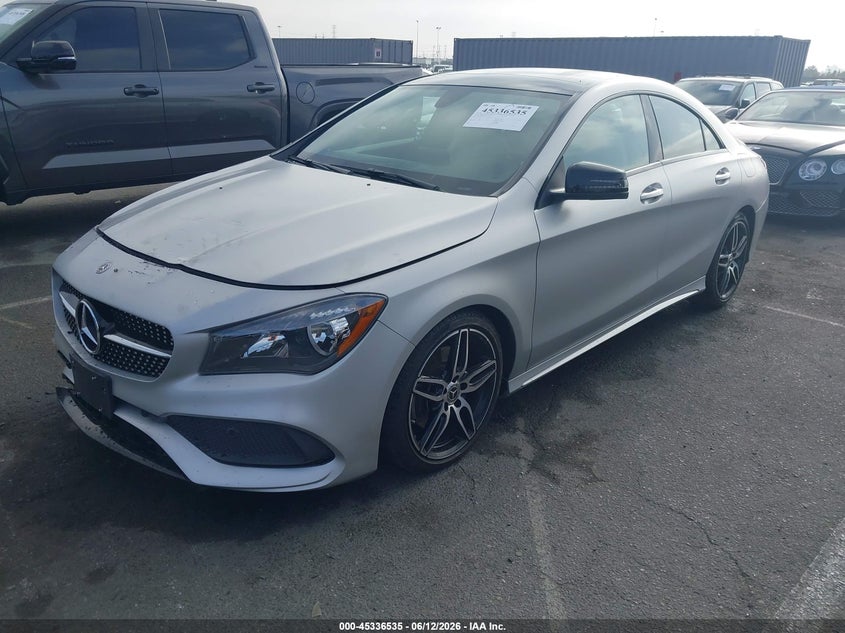 2018 Mercedes-benz Cla-klasse VIN WDDSJ4GB6JN640941 IAAI salvage auction — FRONT END, Salvage Title, sold $25 on 2026-07-30 (photo 2)