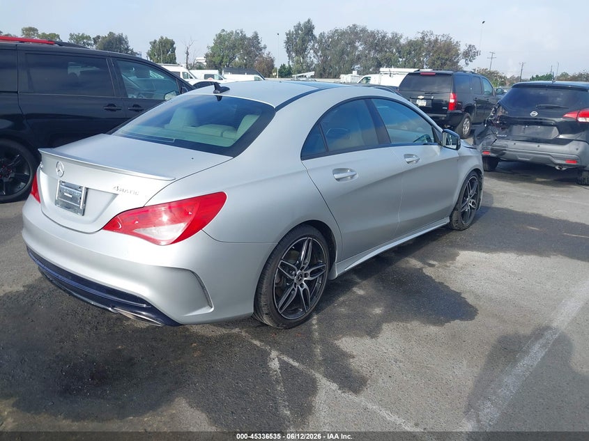 2018 Mercedes-benz Cla-klasse VIN WDDSJ4GB6JN640941 IAAI salvage auction — FRONT END, Salvage Title, sold $25 on 2026-07-30 (photo 4)
