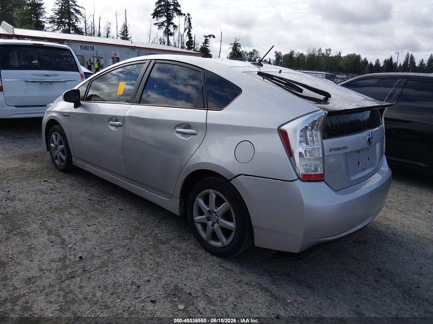 2010 Toyota Prius VIN JTDKN3DUXA0236195 IAAI salvage auction — SIDE, Clear (Washington), sold $800 on 2026-07-08 (photo 3)