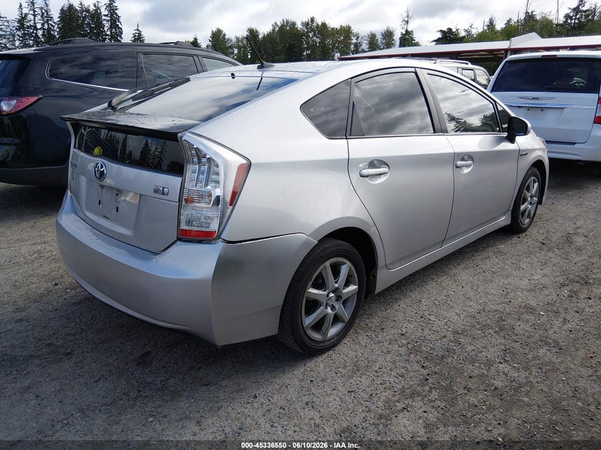 2010 Toyota Prius VIN JTDKN3DUXA0236195 IAAI salvage auction — SIDE, Clear (Washington), sold $800 on 2026-07-08 (photo 4)