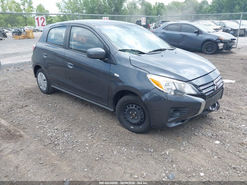 2024 Mitsubishi Mirage VIN ML32AUHJ7RH026770 IAAI salvage auction — FRONT END, Clear (Colorado), sold $5,550 on 2026-07-09 (photo 1)