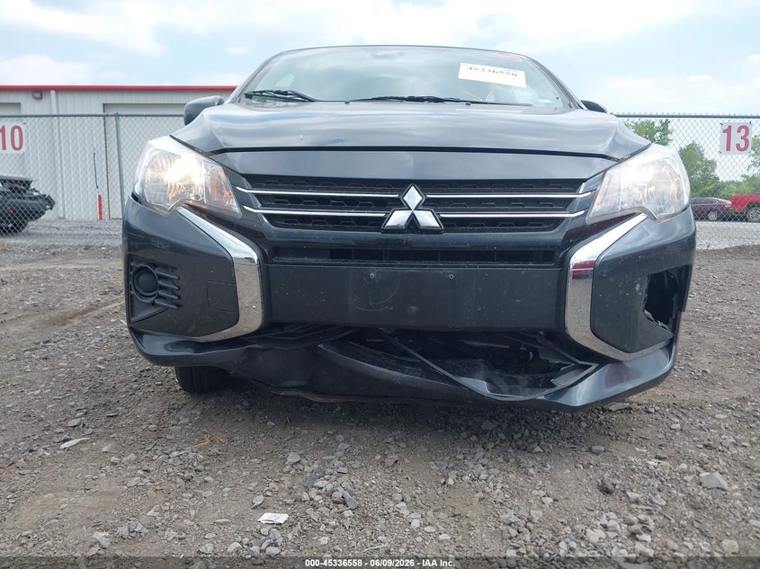 2024 Mitsubishi Mirage VIN ML32AUHJ7RH026770 IAAI salvage auction — FRONT END, Clear (Colorado), sold $5,550 on 2026-07-09 (photo 6)