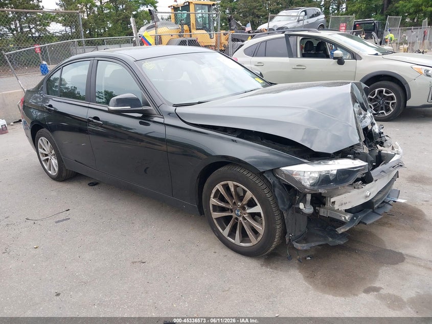 2016 BMW 3er VIN WBA8E5G52GNT40781 IAAI salvage auction — FRONT END, Mv-907A (New York), sold $25 on 2026-07-07 (photo 1)