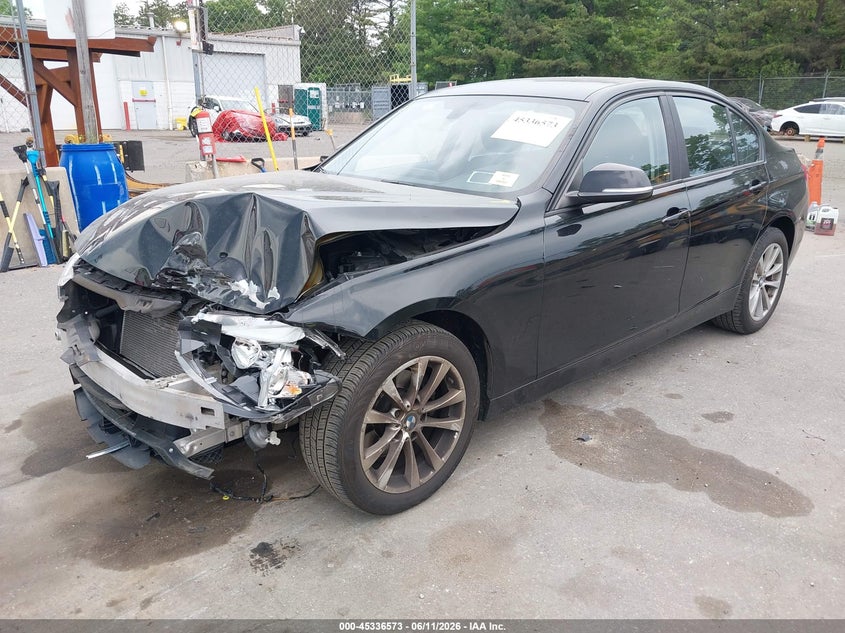 2016 BMW 3er VIN WBA8E5G52GNT40781 IAAI salvage auction — FRONT END, Mv-907A (New York), sold $25 on 2026-07-07 (photo 2)