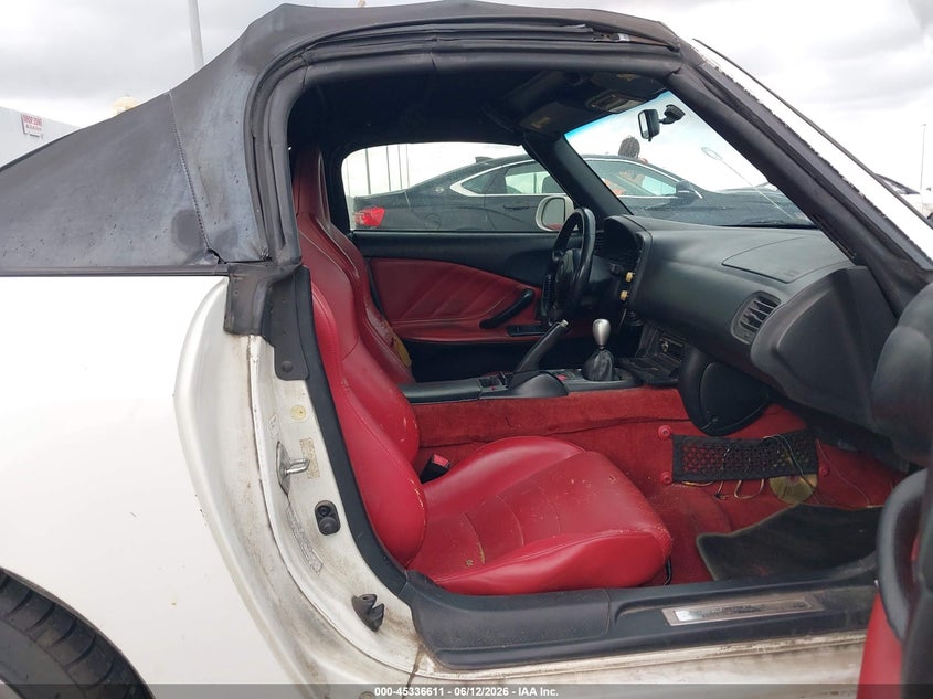 2000 Honda S2000 VIN JHMAP114XYT003049 IAAI salvage auction — FRONT END, Original (Texas), sold $5,000 on 2026-07-23 (photo 5)