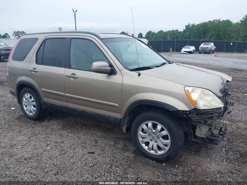 2006 Honda Cr-v VIN SHSRD78976U437083 IAAI salvage auction — FRONT END, Clear (South Carolina), sold $925 on 2026-07-14 (photo 1)