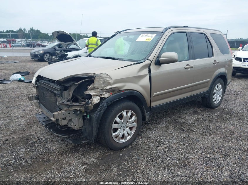 2006 Honda Cr-v VIN SHSRD78976U437083 IAAI salvage auction — FRONT END, Clear (South Carolina), sold $925 on 2026-07-14 (photo 2)