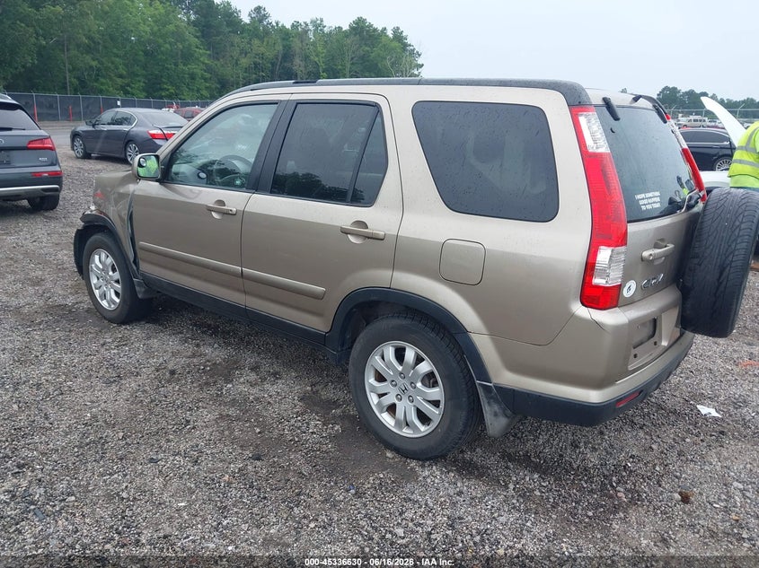 2006 Honda Cr-v VIN SHSRD78976U437083 IAAI salvage auction — FRONT END, Clear (South Carolina), sold $925 on 2026-07-14 (photo 3)