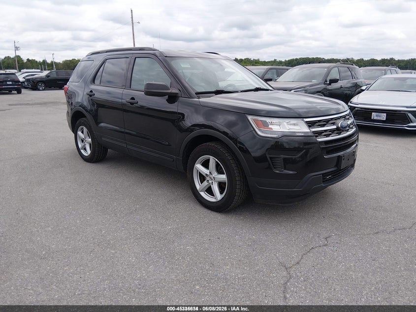 2018 Ford Explorer VIN 1FM5K8BH3JGC45316 IAAI salvage auction — NORMAL WEAR, Sf97 (Maryland), sold $9,400 on 2026-07-21 (photo 1)
