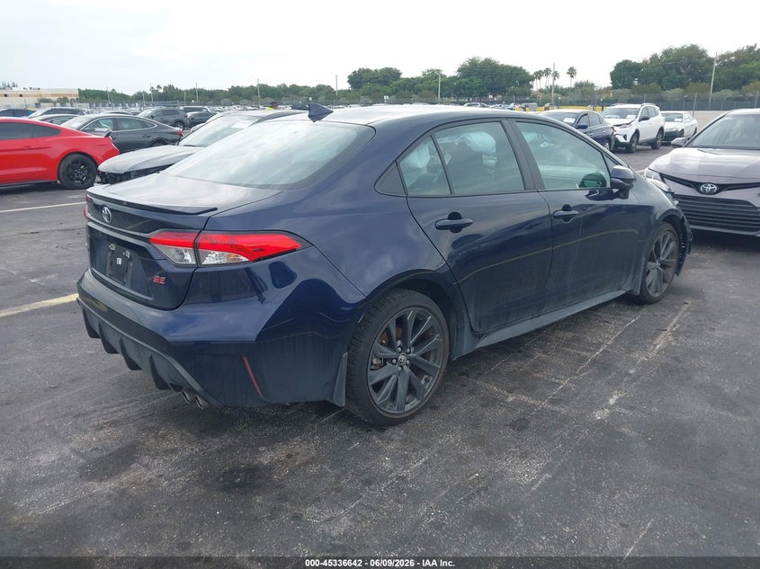 2025 Toyota Corolla VIN 5YFS4MCE1SP233437 IAAI salvage auction — RIGHT FRONT, Rebuildable (Florida), sold $7,775 on 2026-07-24 (photo 4)